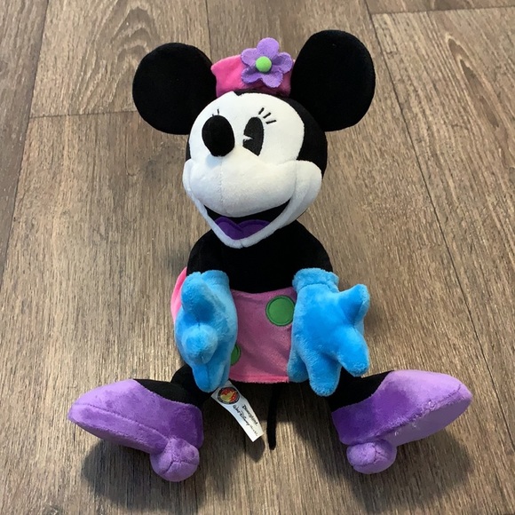 NWT Disney Minnie Mouse Pink Articulated Plush - Picture 4 of 6